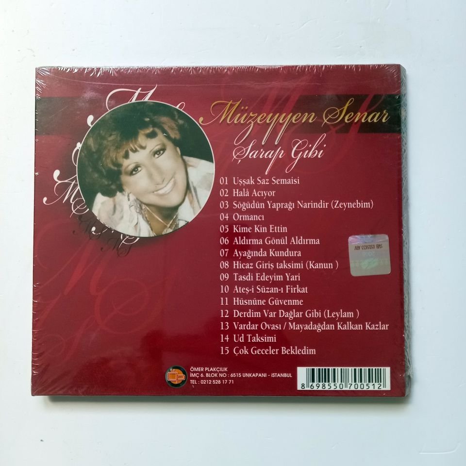 MÜZEYYEN SENAR – ŞARAP GİBİ (2006) - CD SIFIR