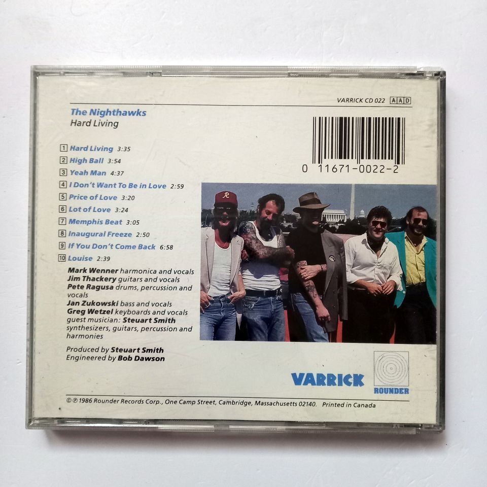 THE NIGHTHAWKS – HARD LIVING (1986) - CD 2.EL