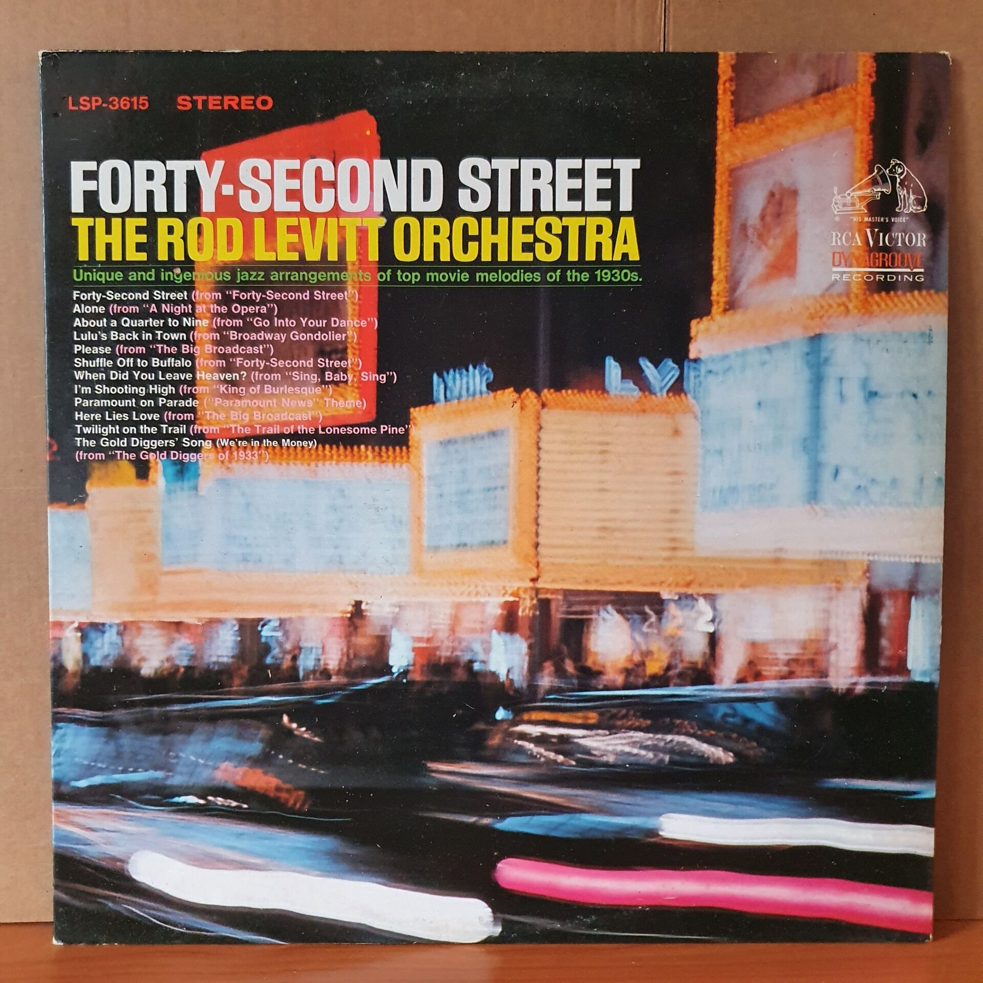 THE ROD LEVITT ORCHESTRA - FORTY-SECOND STREET (1966) - LP 2.EL PLAK
