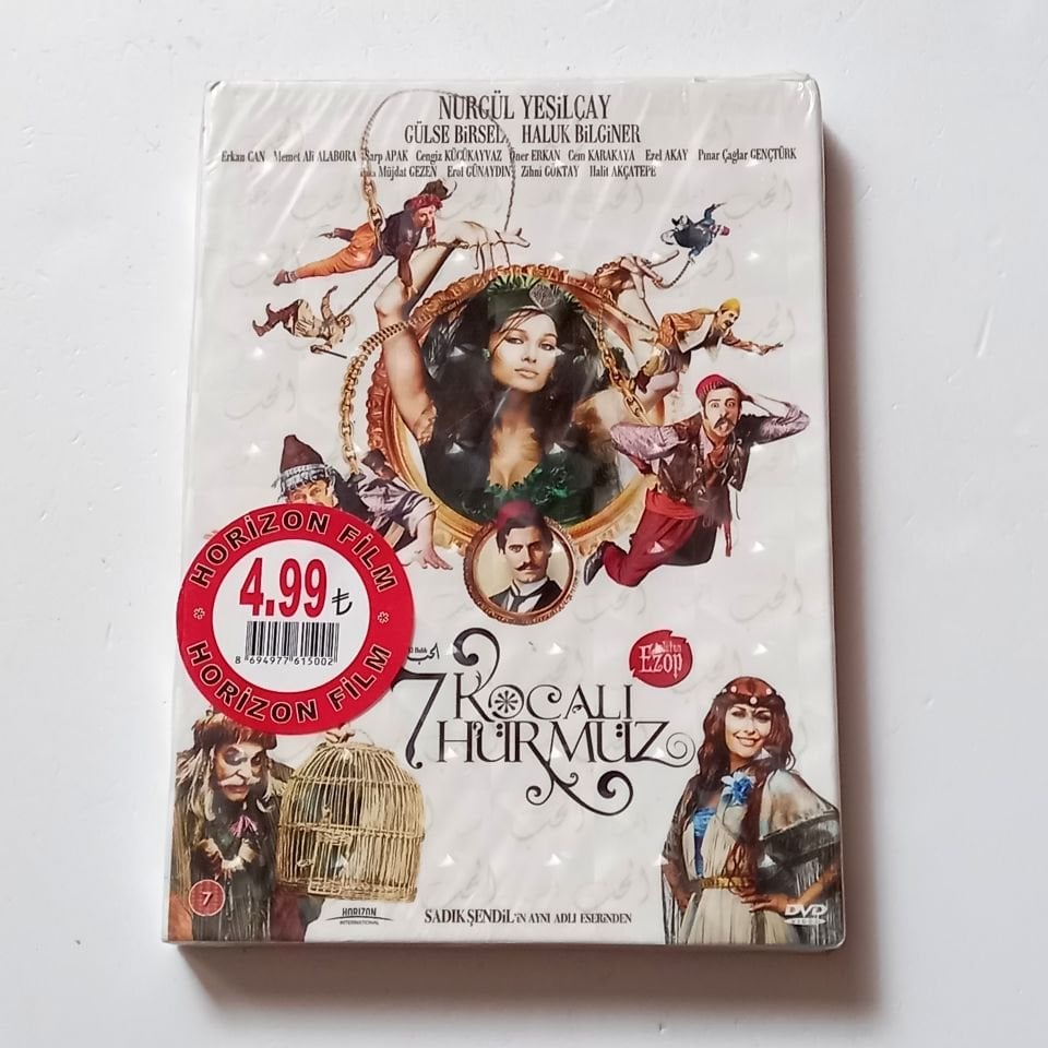 7 KOCALI HÜRMÜZ -NURGÜL YEŞİLÇAY, GÜLSE BİRSEL, HALUK BİLGİNER - YÖN.: EZEL AKAY - DVD SLIPCOVER AMBALAJINDA SIFIR