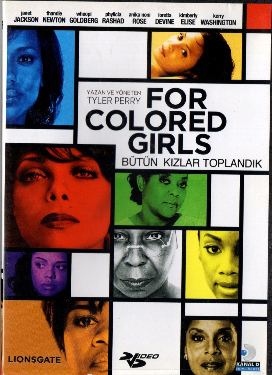 FOR COLORED GIRLS - BÜTÜN KIZLAR TOPLANDIK - JANET JACKSON - WHOOPI GOLDBERG - TYLER PERRY - DVD 2.EL