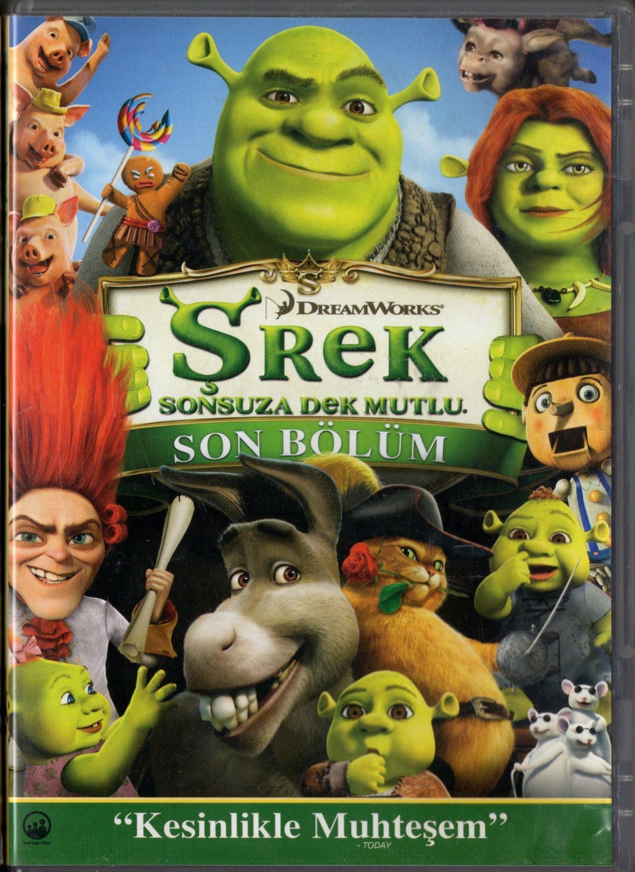 SHREK 4 FOREVER AFTER THE FINAL CHAPTER - ŞREK SONSUZA DEK MUTLU: SON BÖLÜM - ANİMASYON - DVD 2.EL