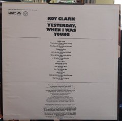 ROY CLARK - YESTERDAY, WHEN I WAS YOUNG - PLAK 2.EL