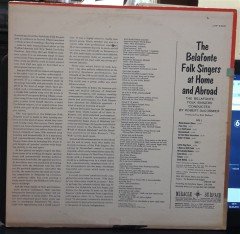 THE BELAFONTE FOLK SINGERS - AT HOME AND ABROAD (1961) - PLAK 2.EL