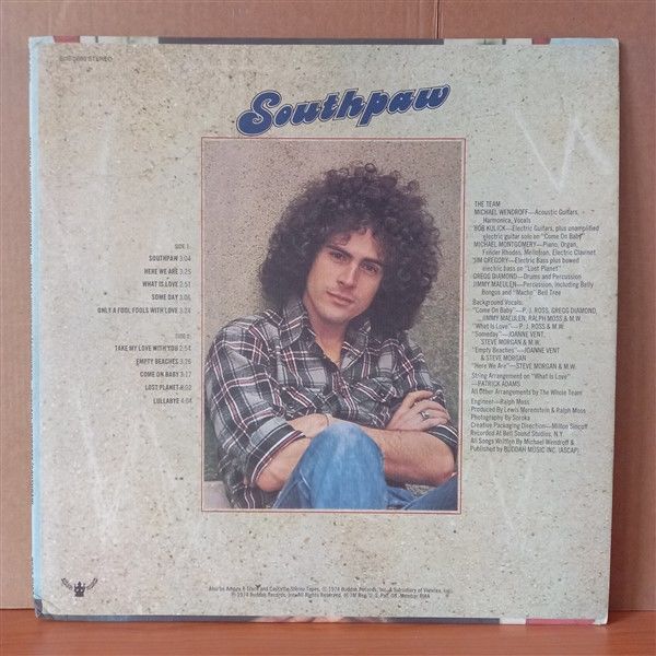 MICHAEL WENDROFF – SOUTHPAW (1974) - LP 2.EL PLAK