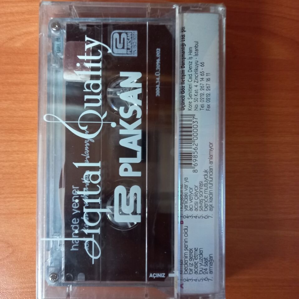 HANDE YENER - AŞK KADIN RUHUNDAN ANLAMIYOR (2004) - KASET SIFIR