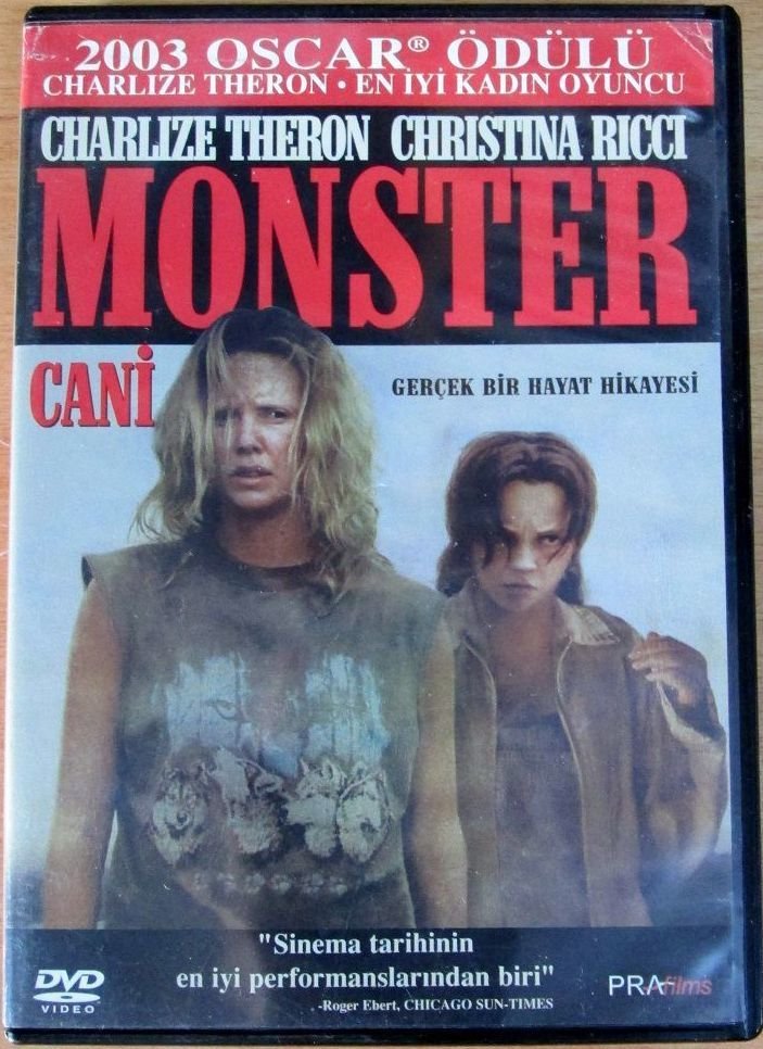 CANİ - MONSTER - CHARLIZE THERON - CHRISTINA RICCI - DVD 2.EL