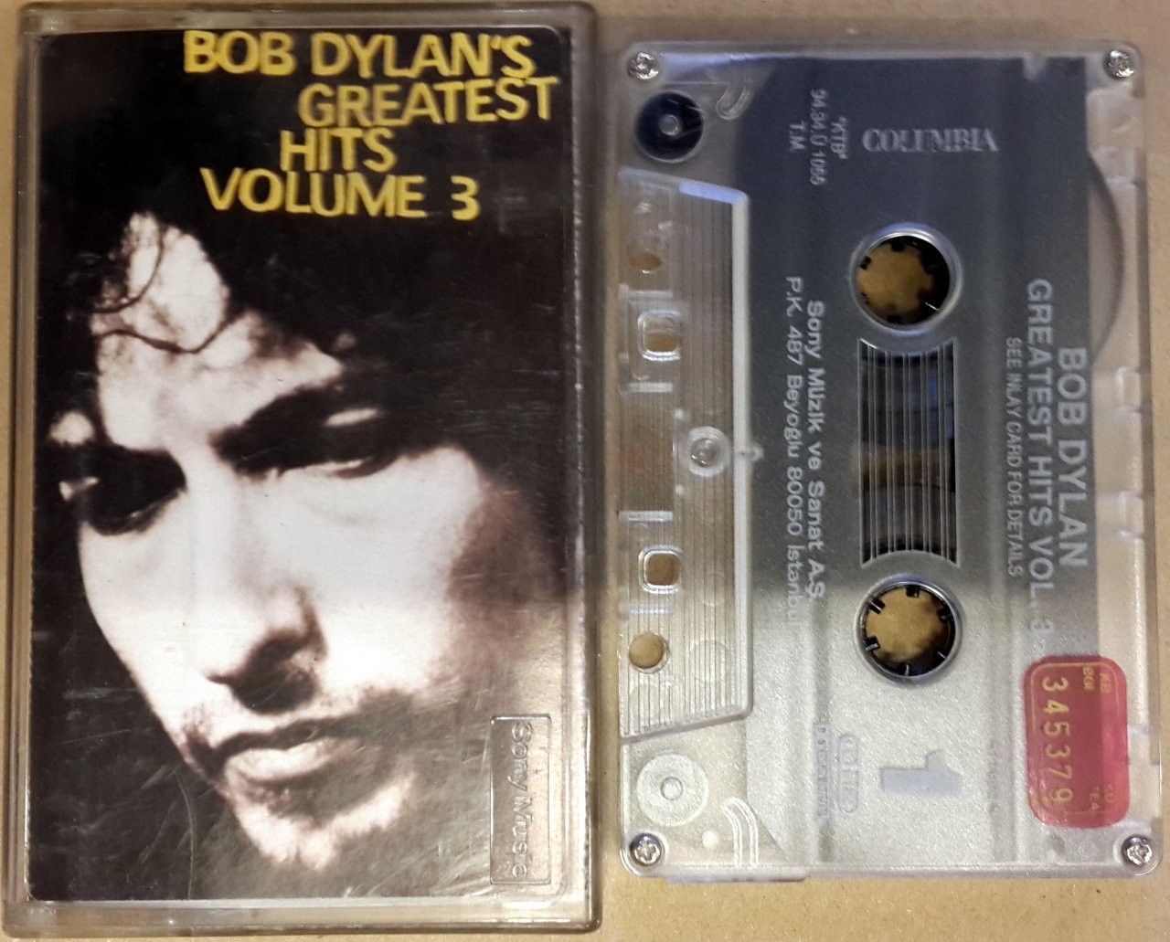 BOB DYLAN - GREATEST HITS VOL.3 CASSETTE 1994 MADE IN TURKEY ''USED''