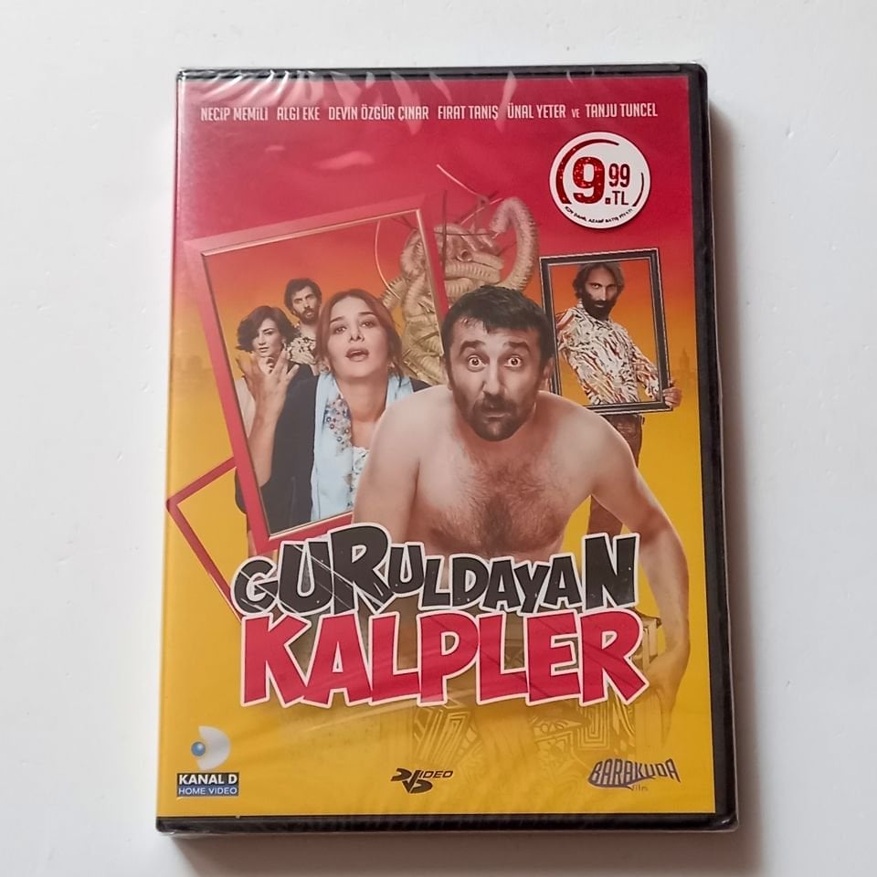GURULDAYAN KALPLER - NECİP MEMİLİ, ALGI EKE - YÖN.:ÖMER UĞUR - DVD AMBALAJINDA SIFIR