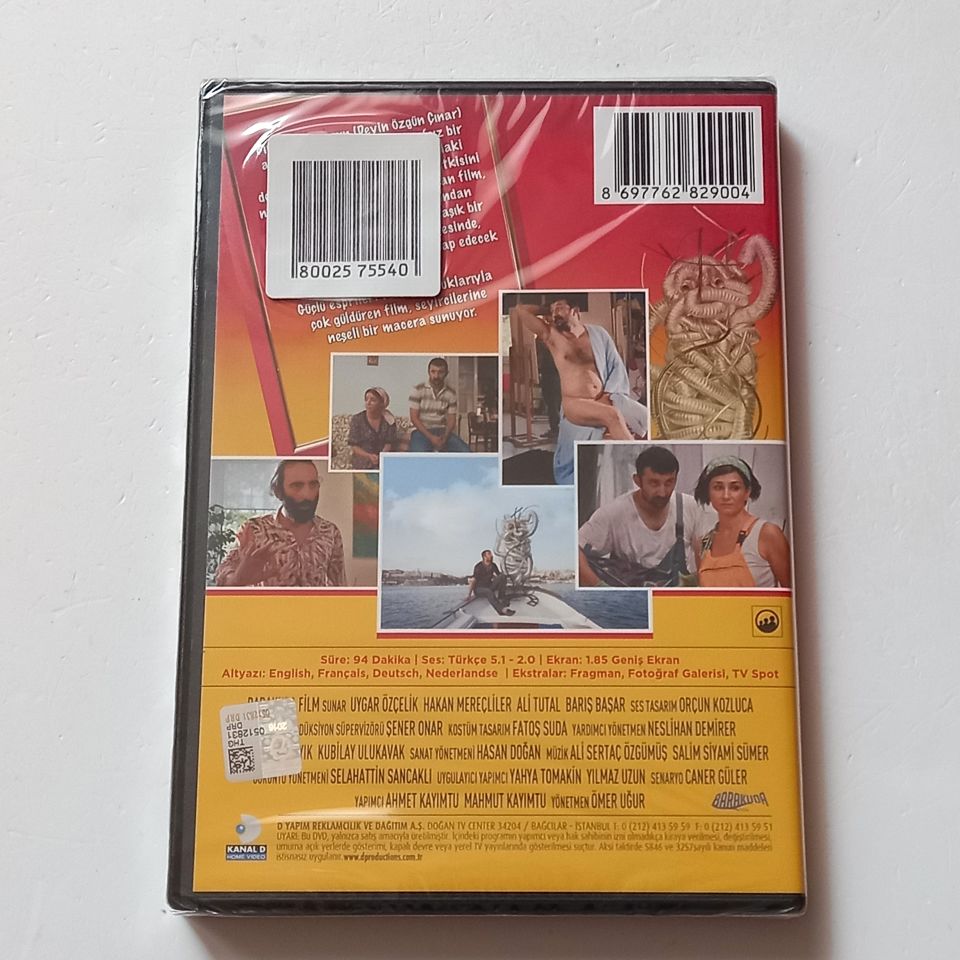 GURULDAYAN KALPLER - NECİP MEMİLİ, ALGI EKE - YÖN.:ÖMER UĞUR - DVD AMBALAJINDA SIFIR
