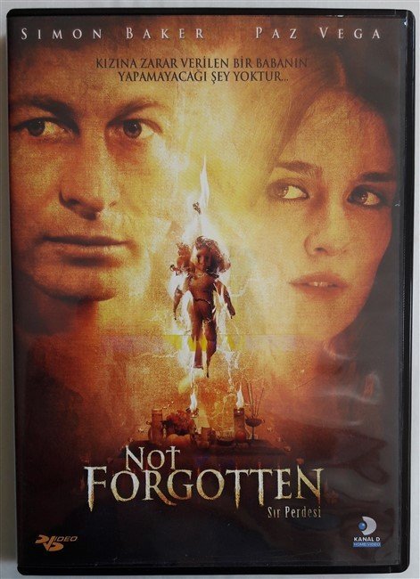 NOT FORGOTTEN - SIR PERDESİ - SIMON BAKER - PAZ VEGA - DVD 2.EL