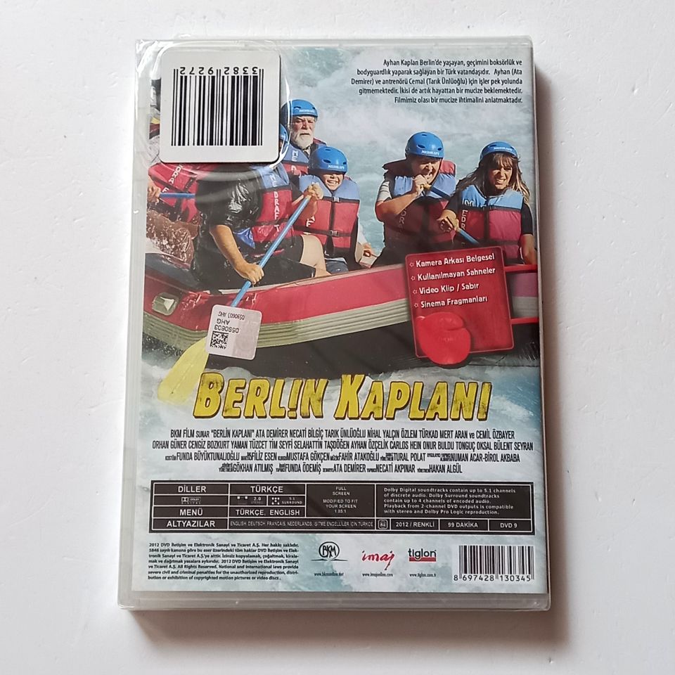 BERLİN KAPLANI - ATA DEMİRER, NECATİ BİLGİÇ - YÖN.: HAKAN ALGÜL - DVD AMBALAJINDA SIFIR