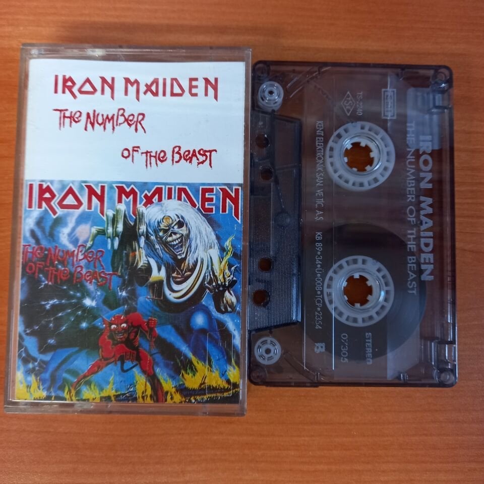 IRON MAIDEN - THE NUMBER OF THE BEAST (1989) - KASET 2.EL