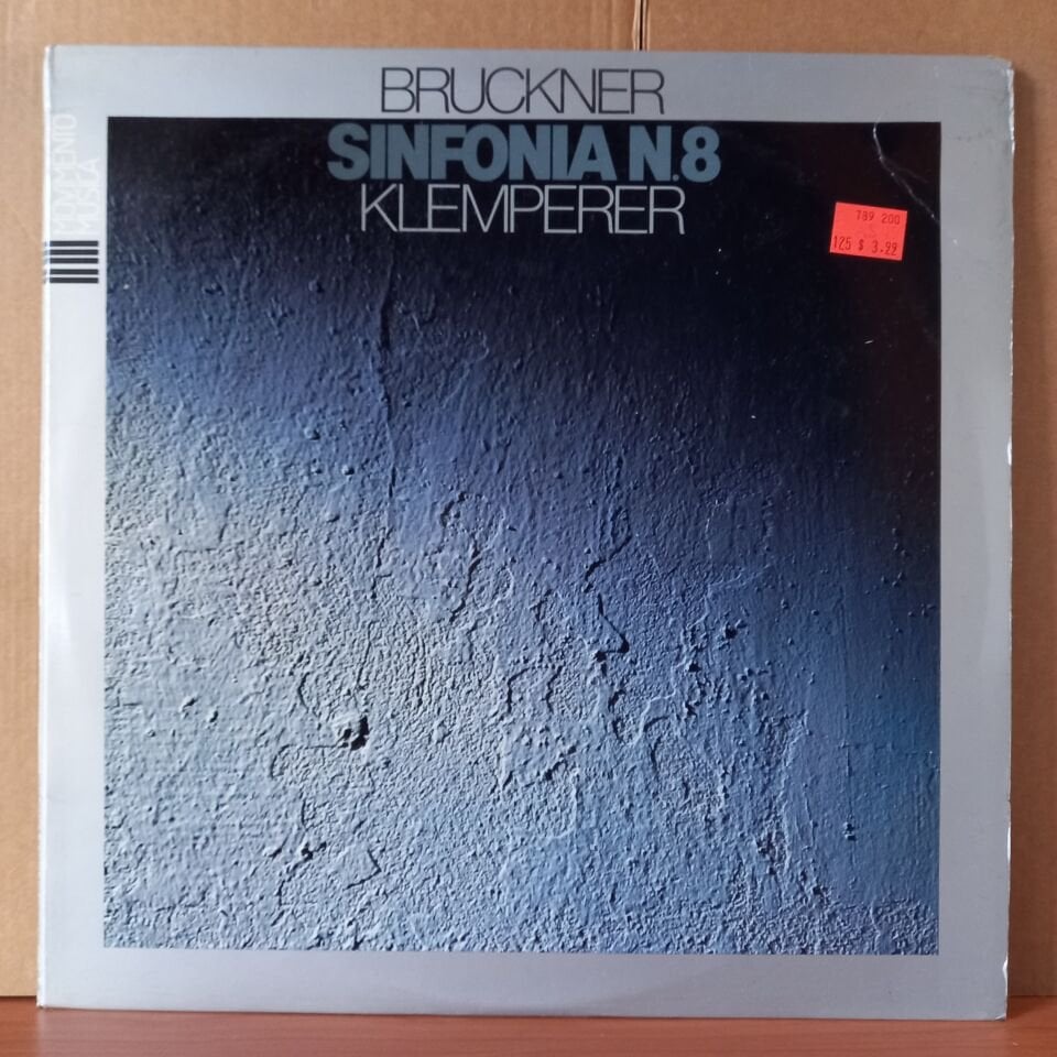 BRUCKNER: SINFONIA N.8 / KLEMPERER (1983) - 2LP 2.EL PLAK