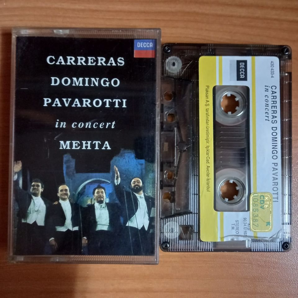 CARRERAS, DOMINGO, PAVAROTTI - IN CONCERT / MEHTA (1990) - KASET 2.EL