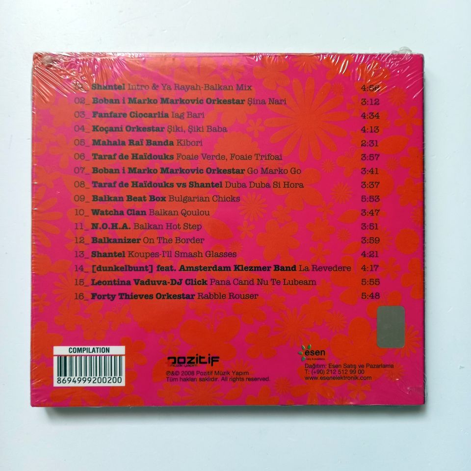 SEÇMECE BALKAN- KOMŞUDA PİŞER, BİZE DE DÜŞER / SHANTEL, KOÇANİ ORKESTAR, BALKAN BEAT BOX, WATCHA CLAN (2008) - CD SIFIR