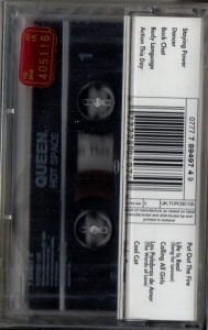 QUEEN - HOT SPACE - KASET SIFIR - DIGITAL MASTER SERIES MADE IN HOLLAND