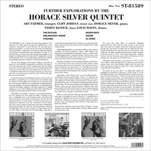 HORACE SILVER QUINTET – FURTHER EXPLORATIONS (1982) LP SIFIR PLAK