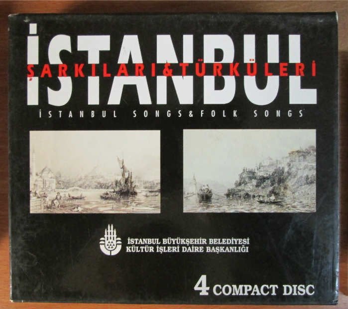 İSTANBUL ŞARKILARI VE TÜRKÜLERİ - 4CD 2.EL