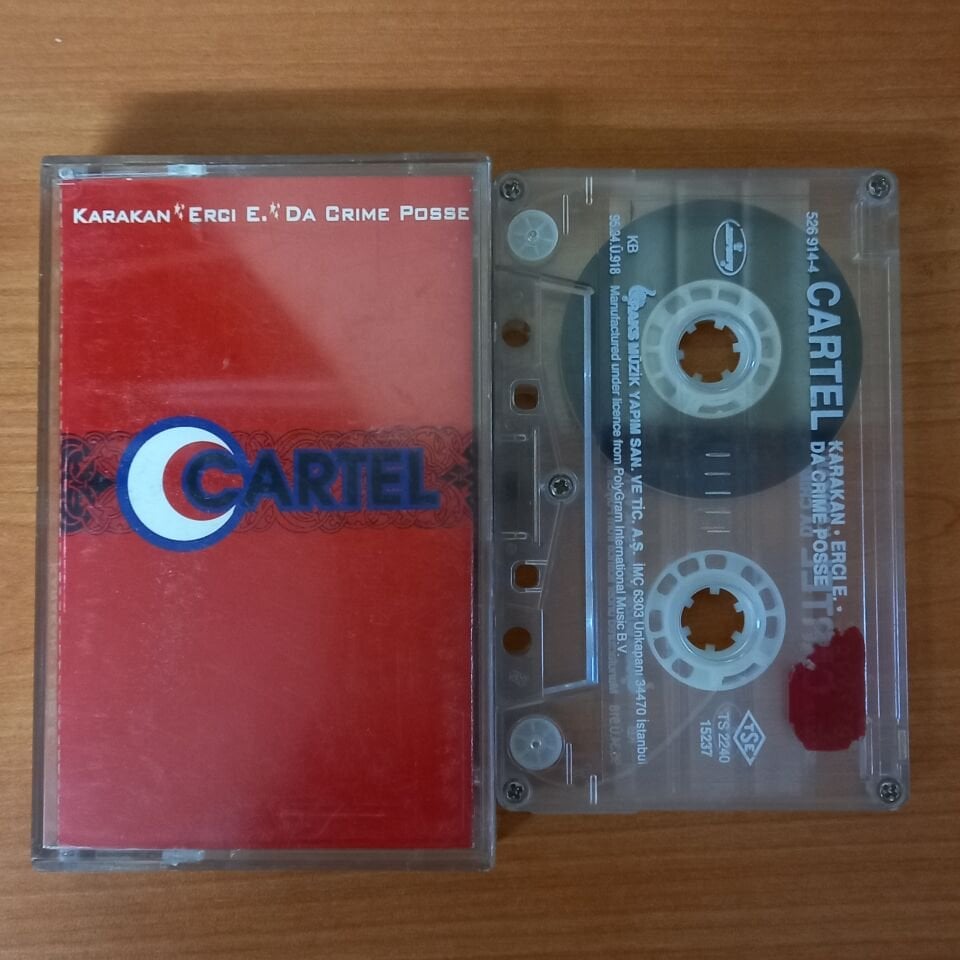 CARTEL - CARTEL / KARAKAN, CRIME POSSE, ERCİ E. (1995) - KASET 2.EL