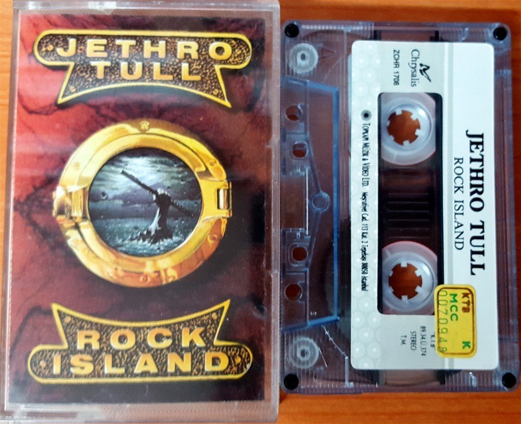 JETHRO TULL - ROCK ISLAND (1989) TOPKAPI CASSETTE MADE IN TURKEY ''USED''