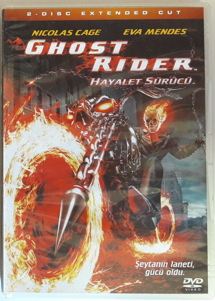 HAYALET SÜRÜCÜ - GHOST RIDER - NICOLAS CAGE - EVA MENDES - 2DVD 2.EL