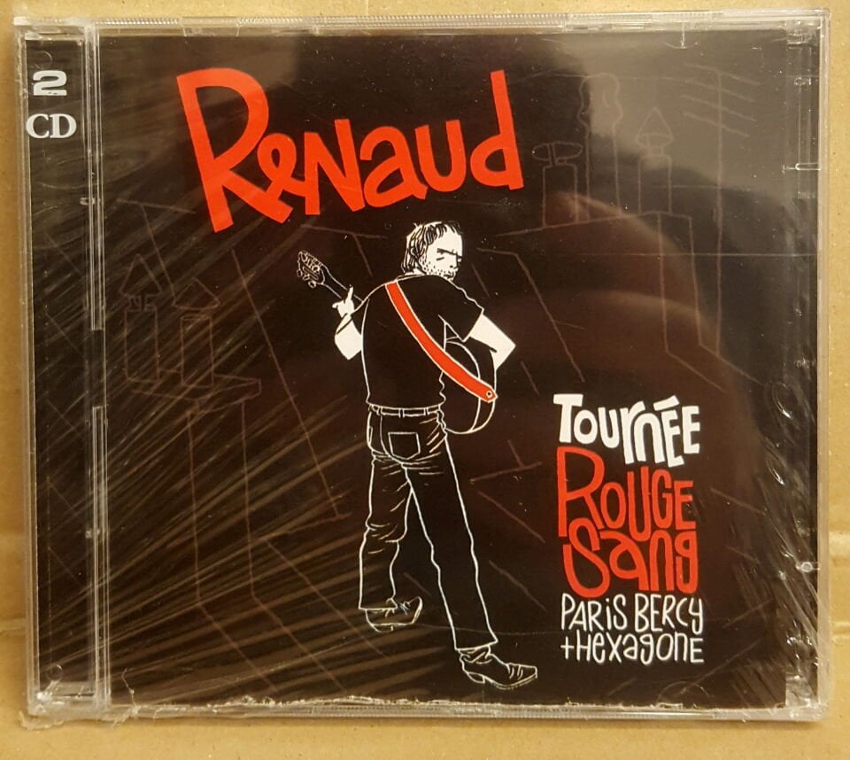 RENAUD - TOURNEE ROUGE SANG PARIS BERCY + HEXAGONE (2007) - 2CD LIVE ALBUM JEWEL CASE SIFIR