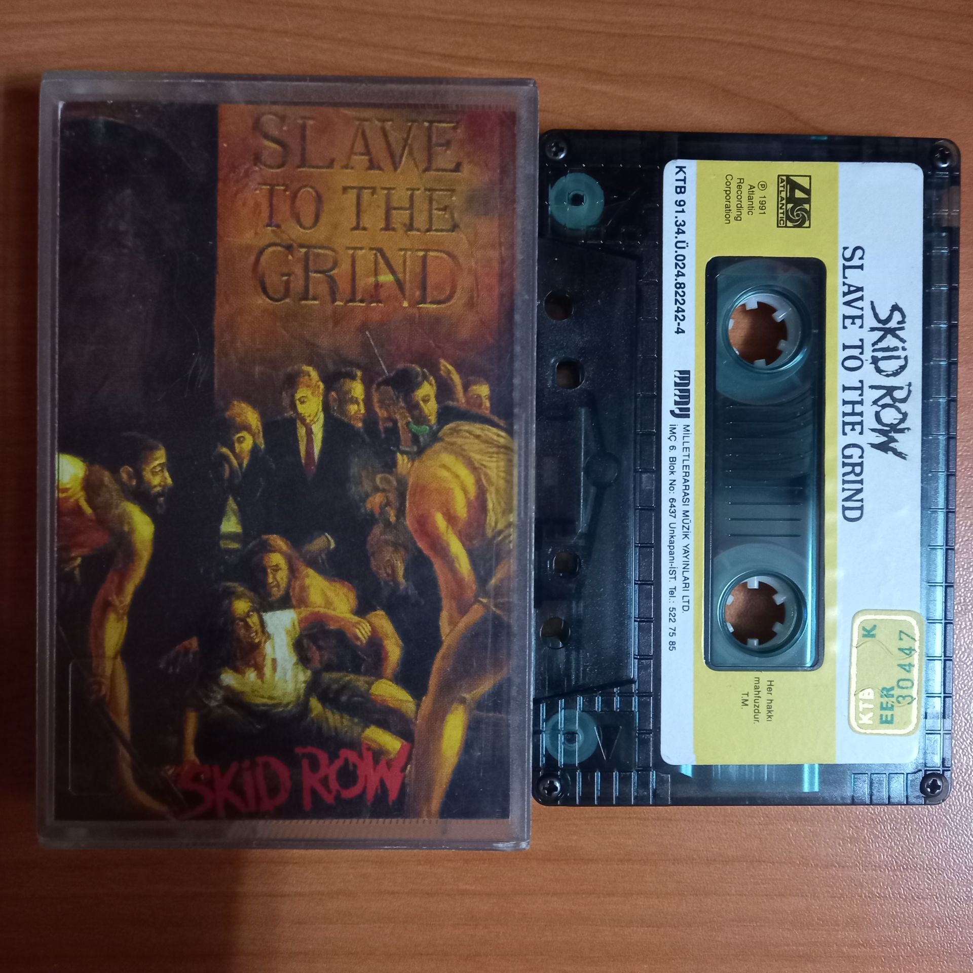 SKID ROW - SLAVE TO THE GRIND (1991) - KASET 2.EL