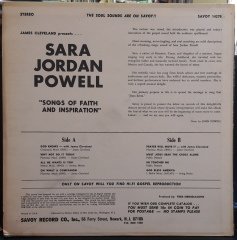 SARAH JORDAN POWELL - SONGS OF FAITH & INSPIRATION - PLAK 2.EL