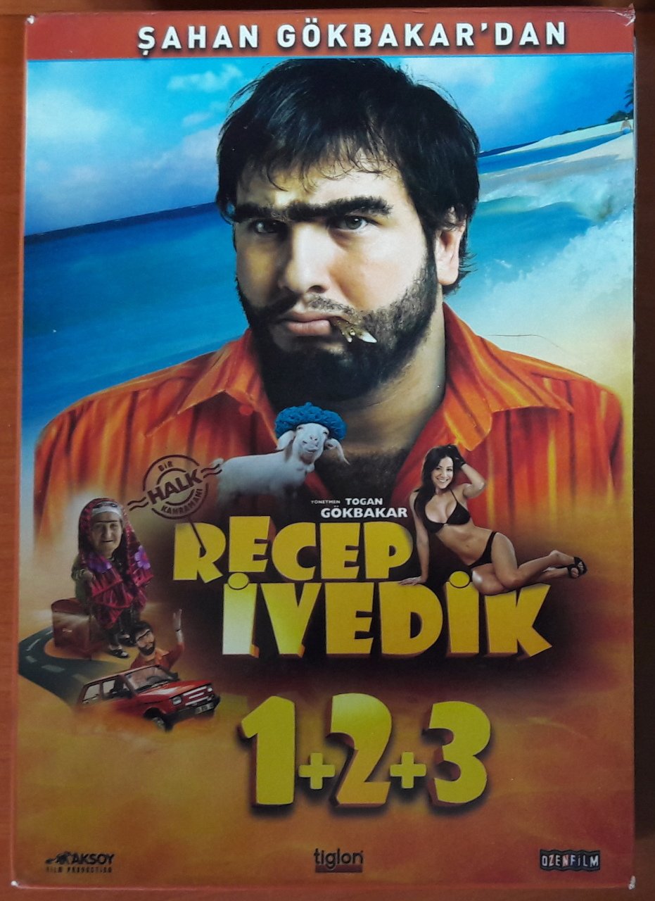RECEP İVEDİK 1+2+3 - ŞAHAN GÖKBAKAR - TOGAN GÖKBAKAR - 3DVD 2.EL