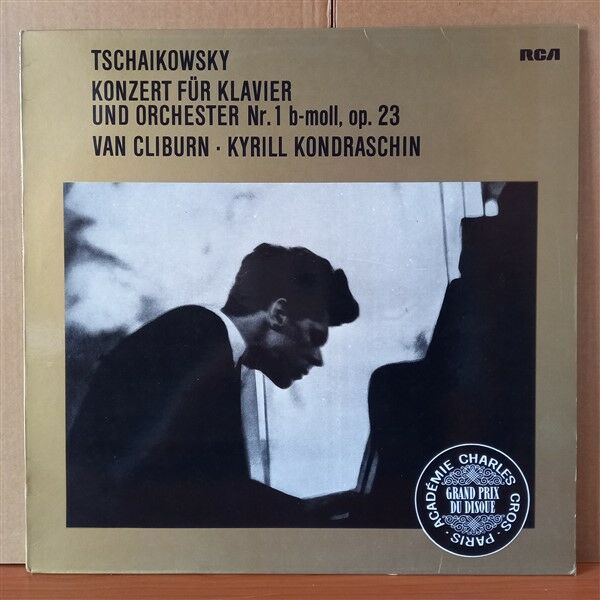 TSCHAIKOWSKY: KONZERT FÜR KLAVIER UND ORCHESTER NR. 1 B-MOLL, OP. 23 / VAN CLIBURN • KYRILL KONDRASCHIN (1980) - LP 2.EL PLAK