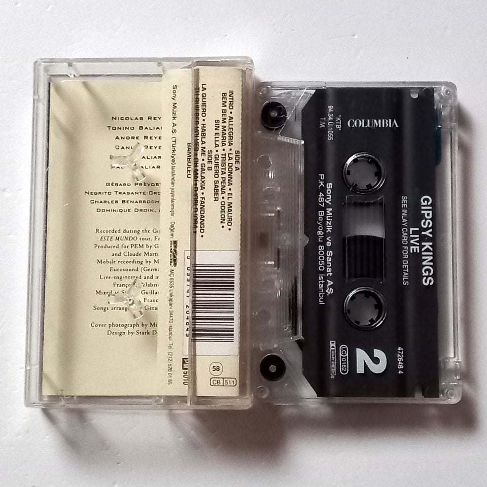 GIPSY KINGS - LIVE (1994) - KASET 2.EL