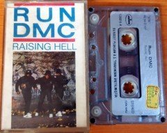 RUN DMC - RAISING HELL (1986) PLAKSAN CASSETTE MADE IN TURKEY ''USED'' PAPER LABEL