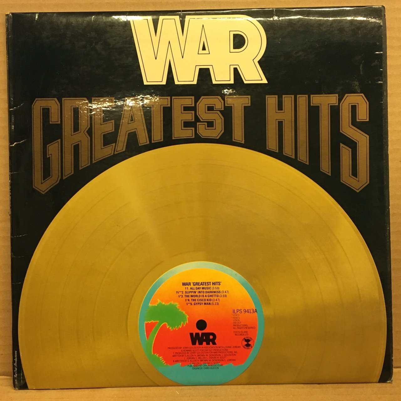 WAR - GREATEST HITS 1976 2.EL PLAK