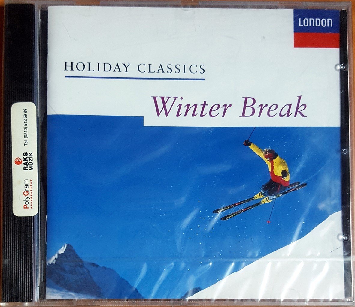 HOLIDAY CLASSICS / WINTER BREAK / GRIEG, CHOPIN, MOZART, DEBUSSY, PROKOFIEV (1995) LONDON CD SIFIR