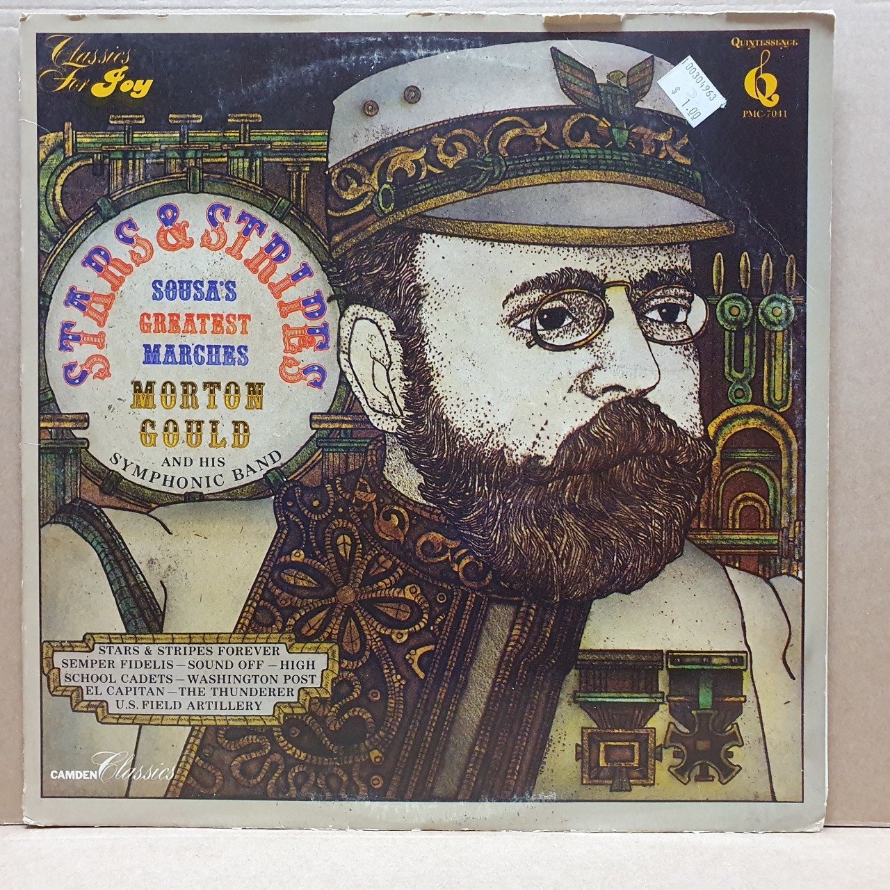 MORTON GOULD - STARS & STRIPES SOUSA'S GREATEST MARCHES (1977) - LP 2.EL PLAK