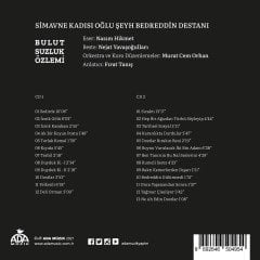 BULUTSUZLUK ÖZLEMİ - BEDREDDİN (2021) - 2CD SIFIR