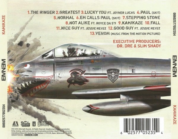 EMINEM – KAMIKAZE (2018) - CD SIFIR