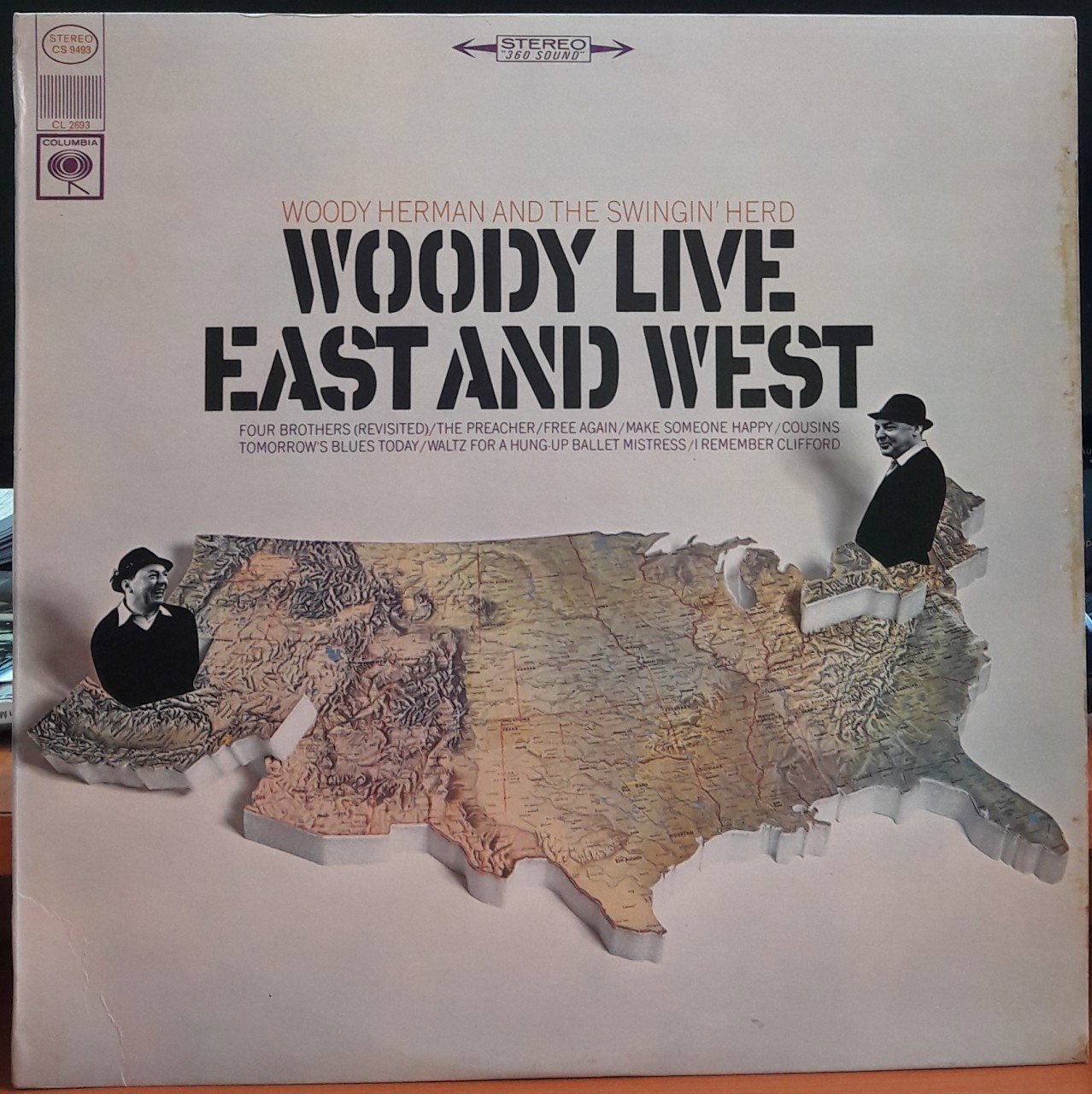 WOODY HERMAN - WOODY LIVE EAST AND WEST - PLAK 2.EL