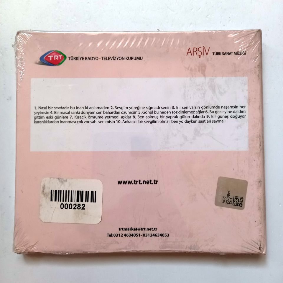 AYTAÇ ERGEN - KELEBEĞİN AŞKI / TÜRK SANAT MÜZİĞİ / TRT ARŞİV SERİSİ 301 - CD SIFIR