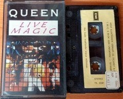 QUEEN - LIVE MAGIC CASSETTE MADE IN TURKEY ''USED'' PAPER LABEL