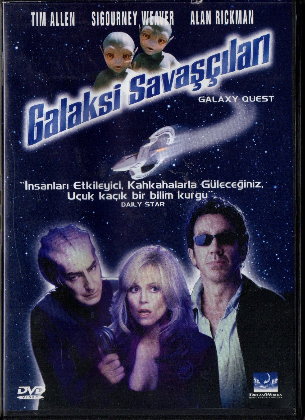 GALAXY QUEST - GALAKSİ SAVAŞÇILARI - SIGOURNEY WEAVER - TIM ALLEN - ALAN RICKMAN - DVD 2.EL