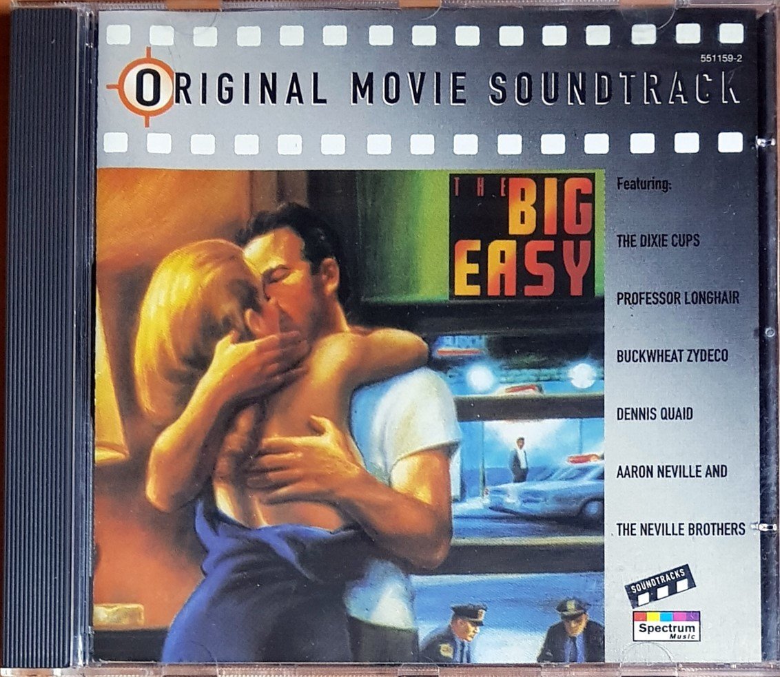 THE BIG EASY SOUNDTRACK / THE DIXIE CUPS, PROFESSOR LONGHAIR, DENNIS QUAID, AARON NEVILLE AND NEVILLE BROTHERS (1987) SPECTRUM MUSIC CD 2.EL