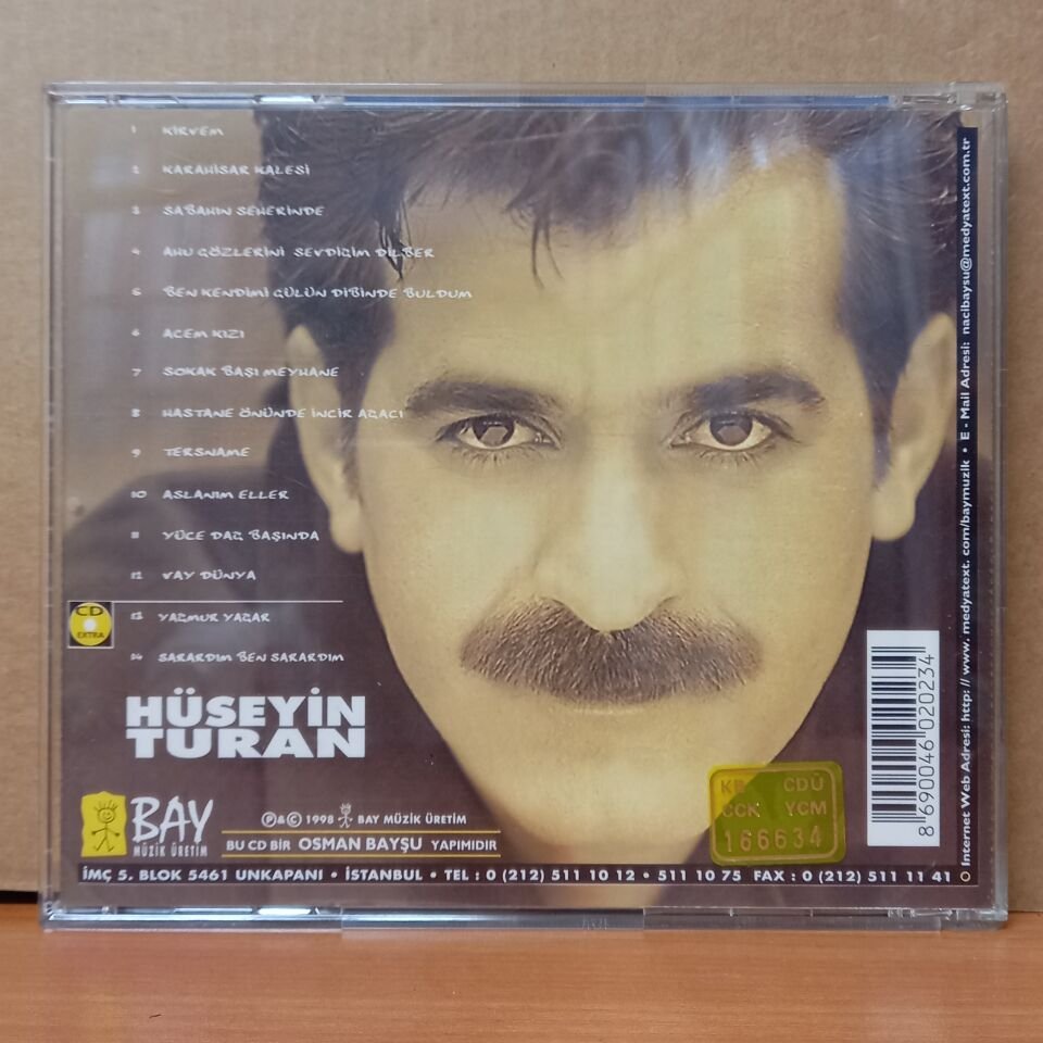 HÜSEYİN TURAN - HÜSEYİN TURAN (1997) - CD 2.EL