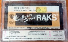 RAY CHARLES - WOULD YOU BELIEVE? (1990) MMY CASSETTE MADE IN TURKEY ''NEW'' PAPER LABEL