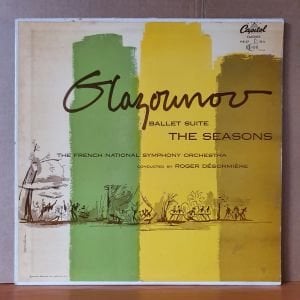 GLAZOUNOV: BALLET SUITE / THE SEASONS (1952) - LP 2.EL PLAK