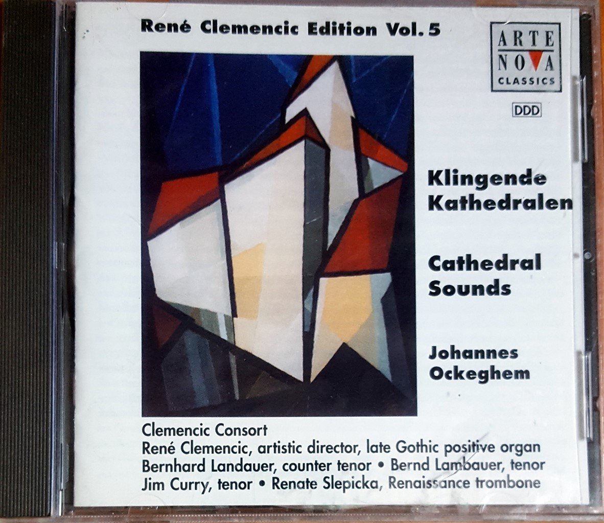 CATHEDRAL SOUNDS: JOHANNES OCKEGHEM / RENE CLEMENCIC EDITION VOL.5 (1998) ARTE NOVA CLASSICS CD SIFIR