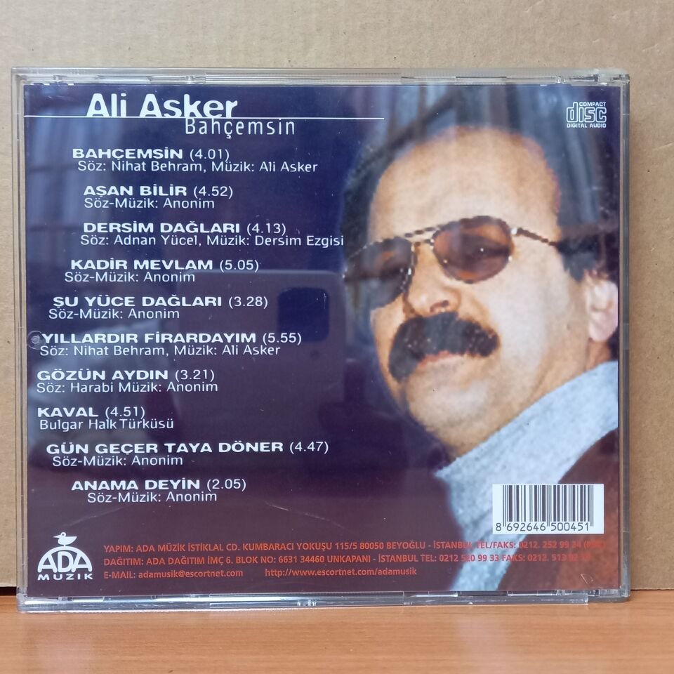 ALİ ASKER - BAHÇEMSİN - CD 2.EL