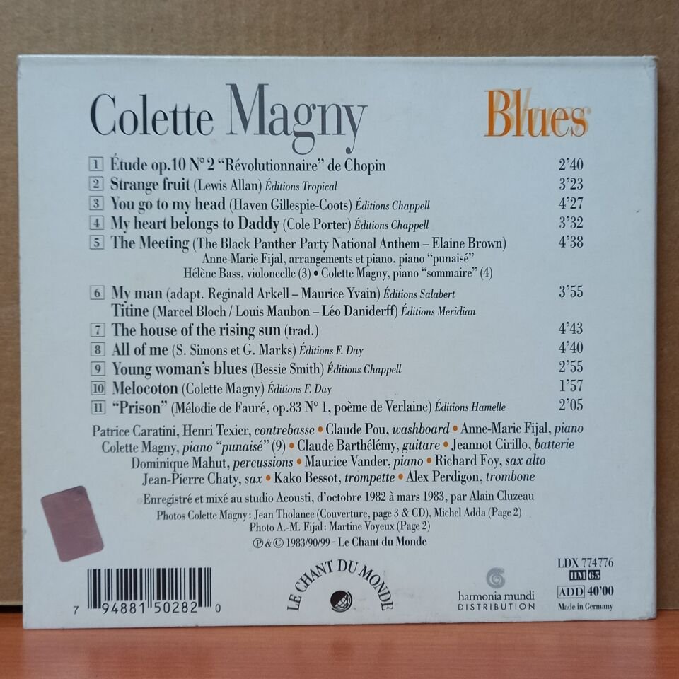 COLETTE MAGNY – BLUES (1999) - CD 2.EL