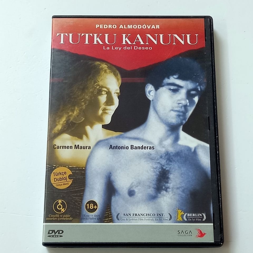 TUTKU KANUNU - LA LEY DEL DESEO - ANTONIO BANDERAS - CARMEN MAURA - PEDRO ALMODÓVAR - DVD 2.EL